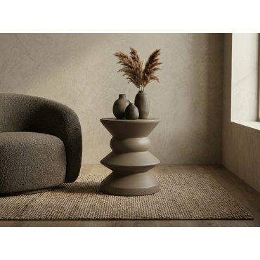 Askella Vizon Gri Yan Sehpa