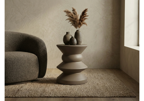 Askella Vizon Gri Yan Sehpa