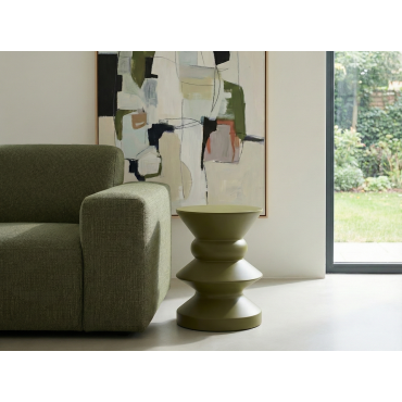 Askella Zeytin Yeşili Yan Sehpa